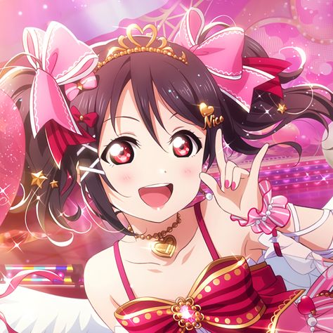 nico yazawa Nico Yazawa, Love Live, Red, Anime, Hair, Pink