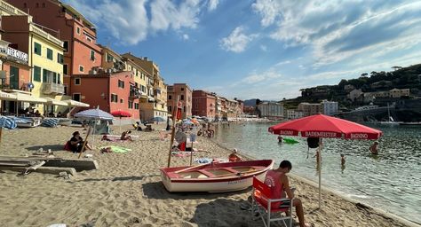 Genoa beaches: most beautiful places near Genova Genoa Beach, Ligurian Coast, Genoa Italy, Free Beach, Genoa, Pebble Beach, City Beach, Sandy Beaches, Beach Fun