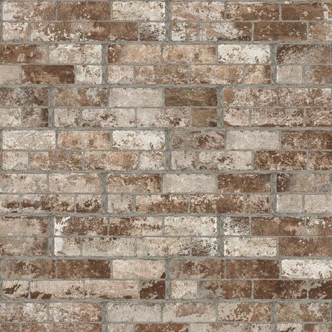 Brick Look - Tile - Flooring - The Home Depot White Washed Brick, Cottage Bakery, Florida Tile, Rustic Brick, Brick Look Tile, White Wash Brick, Brick Backsplash, Brick Texture, Unique Tile