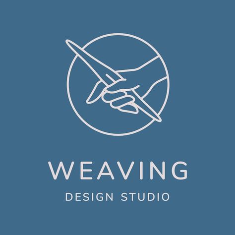 Weaving Logo, Line Art Minimal, Weaving Shuttle, Lady Logo, Exhibition Ideas, Minimal Illustration, Monochrome Background, Craft Logo, Metal Background