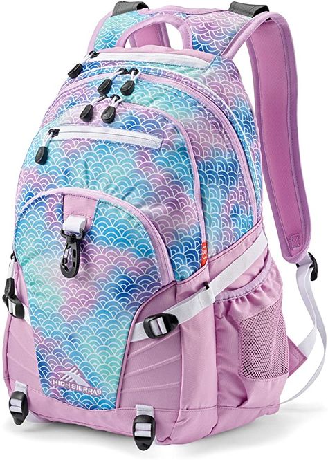 Amazon.com: High Sierra Loop Backpack, Aquamarine/White/Ash, 19 x 13.5 x 8.5-Inch: Gateway High Sierra Backpack, Roller Backpacks, Shopping Baskets, Backpack For School, Daypack Backpack, Tech Backpack, Gear Organizer, Purple Mermaid, Embossed Bag