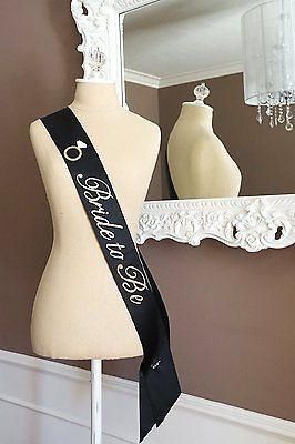 Black and Gold Glitter Bride to Be Bachelorette Sash with Crystal Pin Wedding Party Ribbon Bride Sash Bachelorette, Sash Ideas, Bride To Be Bachelorette, Bride Sash, School Function, Dj Photo, Bachelorette Sash, Awesome Bachelorette Party, Bride To Be Sash