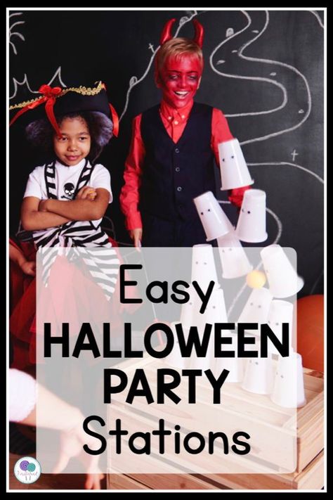 Halloween Party Activities For Kindergarten, Halloween Party For First Grade, Halloween Classroom Party Decorations, Halloween Fair Activities, Classroom Halloween Party Kindergarten, Halloween Activity For 1st Grade, Halloween Classroom Crafts 2nd Grade, Halloween Party School Ideas, Halloween Kindergarten Party Ideas