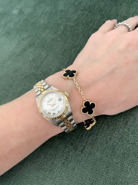 VCA ~ Van Cleef Arpels Discussion thread! | PurseForum Vca Onyx Bracelet, Van Cleef Arpels Black Bracelet, Black And Gold Van Cleef, Rolex And Van Cleef, Onyx Van Cleef, Black Van Cleef Bracelet, Can Cleef And Arpels, Van Cleef Bracelet Stack, Van Cleef Stack