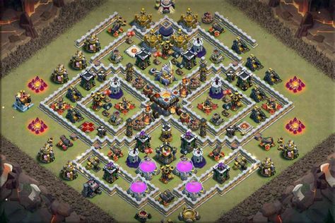 TH11 Anti Everything Base Th 11 Base Clash Of Clans, Clash Of Clans Levels, Clash Of Clash, Layout Cv, Trophy Base, Home Village, Clash Of Clans Free, 16 Balloons, Iphone Instagram