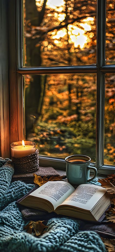 Interior Decoration Ideas, Fall Magic, Home Corner, Romantic Candlelight, Golden Autumn, Cozy Home Decor, Book Wallpaper, Wallpaper Iphone Christmas, Fall Feels