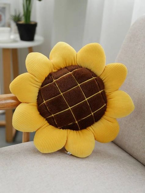 Diy Flower Pillow, Artsy Bedroom, Preppy Pillows, Food Pillows, Sunflower Pillow, Summer Pillows, Pillows Flowers, Bedroom Pillows, Cute Pillows