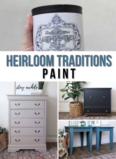 Heirloom Traditions Paint Heirloom Traditions Paint Furniture Bedroom, Heirloom Traditions All In One Paint Kitchen Cabinets, Heirloom Traditions All In One Paint, Heirloom Traditions Paint Furniture, Heirloom Traditions All In One Paint Colloseum Cabinets, Heirloom Paints, All In One Paint, Painting Hardware, Black Painted Furniture