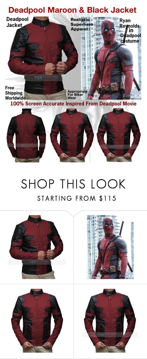 Deadpool Jacket, Deadpool Costume, Deadpool Cosplay, Deadpool Movie, Weird Gifts, Fashion Menswear, Black Jacket, Deadpool, Men's Fashion