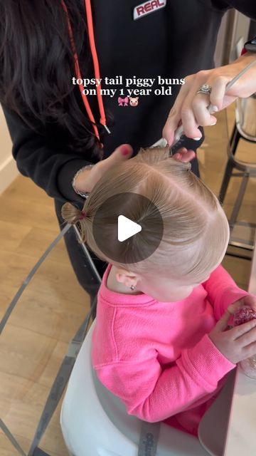 Short Infant Hairstyles, Half Up Toddler Hairstyles, Toddler Hair Tutorial, Todler Hairstyle Girl, Cute Hairstyles For Toddler Girls Ideas, Babygirl Hairstyle Infant Short Hair, One Year Old Hairstyles Girl, Baby Hairstyles Girl Short Hair, Easy Baby Hairstyles Short