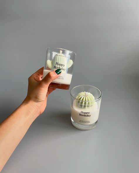 Cactus Candle, Terrarium Candle, Cactus Candles, The Perfect Birthday, Candle Making Business, Candle Art, Paper Gift Box, Candles Crafts, Perfect Birthday Gift