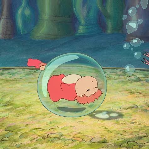 Ponyo Anime, Studio Ghibli Background, Studio Ghibli Characters, Arte Punk, Ghibli Artwork, Studio Ghibli Movies, Quiet Place, Studio Ghibli Art, Ghibli Movies