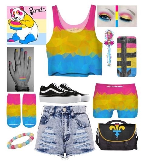 Pansexual Pride Outfit, Pansexual Outfits, Lgbtq Clothes, Lgbtq Outfit, Pride Stuff, Pride Art, Gay Outfit, Pansexual Pride, Lgbt Love