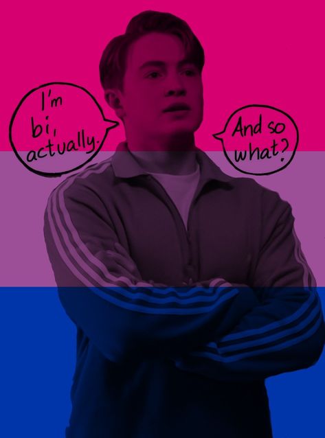 Bi Panic Lockscreen, Gay Panic Lockscreen, Bi Pride Aesthetic, Nick Core, Bi Wallpaper, Heartstopper Wallpaper, Bisexual Wallpaper, Bisexual Jewelry, Kit Conner