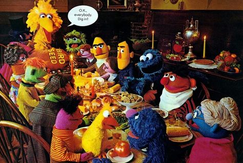 Sesame Street Thanksgiving Ernie Und Bert, Bert And Ernie, Sesame Street Muppets, Bert & Ernie, Silly Puppets, Fraggle Rock, Sesame Street Characters, The Muppet Show, The Muppets