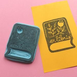 Hand Carved Rubber, Stamp Card, Hand Carved Stamps, Handmade Stamps, Book Stamp, Space Gift, Diy Stationery, Ink Stain, Seal Stamps