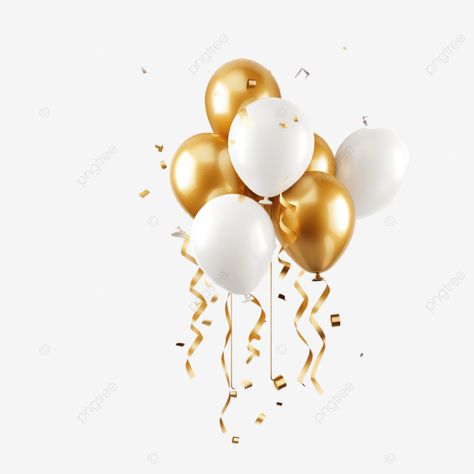 festive golden balloons with streamer and confetti layout for birthday christmas anniversary png Golden Balloons Png, Anniversary Png, Golden Balloons, Balloon Png, Transparent Image, Lens Flare, Photoshop Tutorial, Png Transparent, Free Png