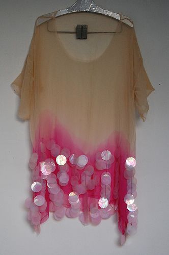 S/S 2009 by Barbara PM, via Flickr  love this top Victoria Secrets, Boutique Fashion, Everything Pink, Beautiful Skirts, Looks Style, Mode Inspiration, Dyed Tops, Silk Chiffon, Look Fashion