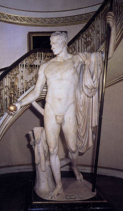 Napoleon as Mars the Peacemaker [Antonio Canova] | Sartle - See Art Differently The Peacemaker, Antonio Canova, Byzantine Art, Gods And Goddesses, Ancient Art, Metropolitan Museum, Art Classes, Amazing Stories, Sculptor