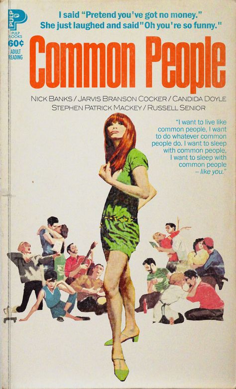 From Pulp to pulp fiction: musical book jackets – in pictures Pulp Band, Jarvis Cocker, Pulp Fiction Book, Pulp Novels, Losing My Religion, Reading Humor, Pulp Covers, Common People, Book Jacket