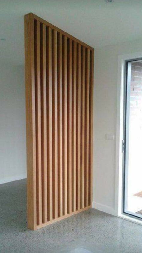 Room Divider Ideas Diy Cheap, Room Divider Ideas Diy, Room Partition Wall, Wood Partition, Wall Partition Design, Wooden Partitions, Modern Room Divider, Living Room Divider, Wooden Room Dividers