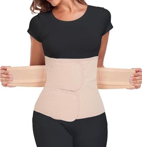 MAMODY Postpartum Belly Band – Postpartum Belly Wrap, Abdominal Binder Post Surgery C-section Recovery Support Belt After Birth Brace, Slimming Girdles (Classic Beige, S/M) Postpartum Belly Wrap, Post Pregnancy Belly, Postpartum Belly Band, Post Partum Belly Wrap, Abdominal Binder, C Section Recovery, Abdominal Surgery, Belly Wrap, Postpartum Belly