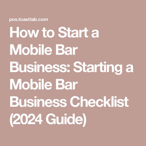 How to Start a Mobile Bar Business: Starting a Mobile Bar Business Checklist (2024 Guide) Mobile Bar Layout, Mobile Alcohol Bar, Mobile Bar Trailer Business, Mobile Bar Tending, Starting A Mobile Bar Business, Mobile Bartending Business Plan, Mobile Bars Business, Mobile Bar Cart Business, How To Start A Mobile Bar Business