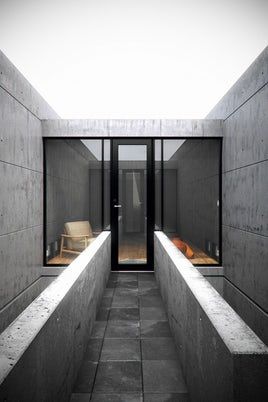 Tadao Ando House, Azuma House, Koshino House, Maze Garden, Concrete Walls, Concrete Architecture, Japanese Architect, Narrow House, Tadao Ando