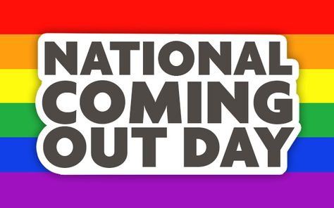 NATIONAL COMING OUT DAY ~ OCTOBER 11, 2015 - National Coming Out Day is a time to celebrate gay pride, and many people pick this day to come out to their parents, friends, co-workers and themselves.  - Read more: http://www.girlfriendsmeet.com/blog/national-coming-day-october-11-2015/ #nationalcomingoutday #lgbt What Is Labor Day, National Sons Day, National Coming Out Day, Coming Out Stories, Sons Day, Quotes Messages, National Days, Supportive Friends, Status Quotes