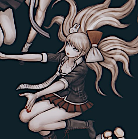 Mukuro Ikusaba Official Art, Junko Enoshima Official Art, Despair Sisters, Mukuro Ikusaba, Enoshima Junko, Danganronpa Thh, Danganronpa V1, Junko Enoshima, Anime Cosplay Makeup