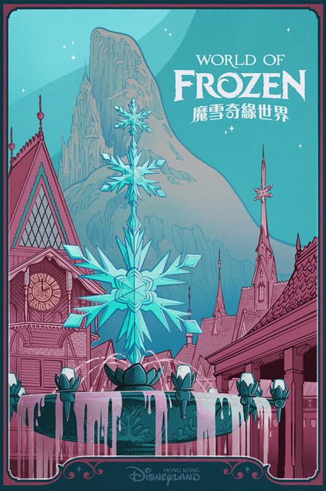 Frozen Scenes, Film Frozen, Olaf's Frozen Adventure, Disney Paris, Frozen Fever, Hong Kong Disneyland, Frozen 2, Clock Tower, Disneyland Resort