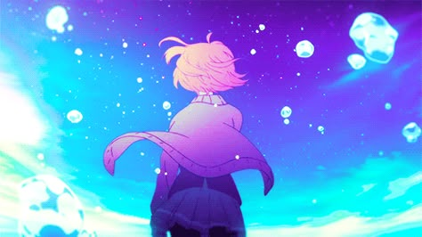 Mirai Kuriyama Gif, Istp Girl, Kawaii Gif, Mirai Kuriyama, Beyond The Boundary, The Ancient Magus Bride, Kyoto Animation, Anime Gifs, Banner Gif