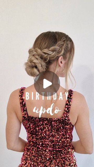 Kids Wedding Hair Updos, Hairstyles For A Birthday Party, Birthday Updo Hairstyles, Birthday Party Hairstyles For Long Hair, Hair Styles For Birthday Party, Hairstyle For Birthday Party, Hairstyles For Birthday Party, Birthday Party Hairstyles, Instagram Birthday Party