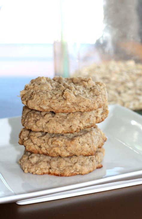 Without Eggs Recipes, Oatmeal Cookies No Eggs, Eggless Oatmeal Cookies, Greek Yogurt Cookies, Baking Without Eggs, Cookies Without Eggs, Greek Yogurt Oatmeal, Egg Free Cookies, Eggs Recipes