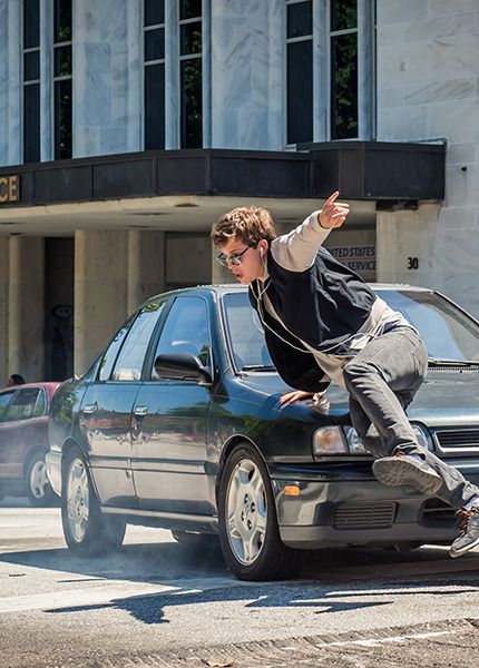 Baby Driver (2017) Driver Film, Baby Movie, Edgar Wright, Ansel Elgort, Baby Driver, Movie Shots, Making A Movie, Anthony Hopkins, B Movie