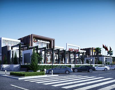 Shopping Mall Architecture, Commercial Design Exterior, Dream Cars Bmw, Shopping Mall, Commercial Design, Multi Story Building, Dream Cars, Photoshop, Exterior