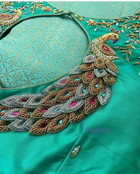 Peacock Blouse Designs, Exclusive Blouse Designs, Magam Work Designs, Peacock Embroidery Designs, Patch Work Blouse Designs, Latest Bridal Blouse Designs, Latest Blouse Designs Pattern, Best Blouse Designs, Traditional Blouse Designs