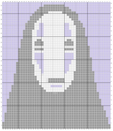 Stitch Fiddle Crochet, No Face Crochet Pattern, Face Alpha Pattern, Stitch Fiddle, Pattern For Crochet, No Face, Alpha Pattern, Alpha Patterns, Crochet Stitches