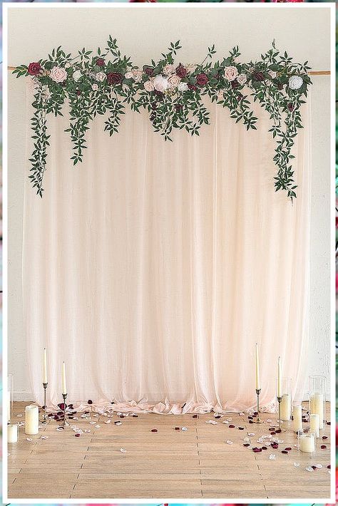 Winter Wedding Backdrop - The Smartest and Fastest Way to Buy What You Need is From Amazon.com - Click to visit TODAY! Pallet Wall Backdrop, Winter Wedding Backdrop, Wedding Pallet, Backdrop Images, Pallet Wedding, Pallet Wall, Wedding Winter, Ceremony Backdrop, Photo Booth Backdrop