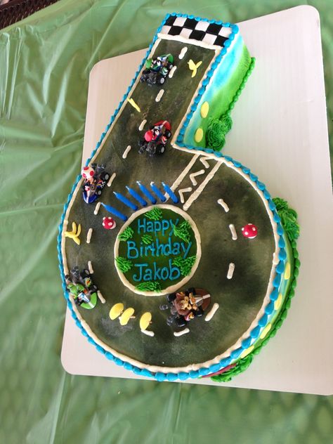 Mario Kart Cake #6 Mario Party Cake, Birthday Cake Wallpaper, Cake Super Mario, Cake Mario, Mario Kart Cake, Birthday Cake Vanilla, Super Mario Brothers Birthday, Mario Birthday Cake, Nintendo Party