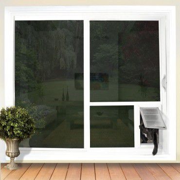 Cat Door For Window, Smart Dog Door, Sliding Glass Dog Door, Screen Door Diy, Dog Screen Door, Unique Door Design, Sliding Glass Door Replacement, Cute Doors, Best Dog Door