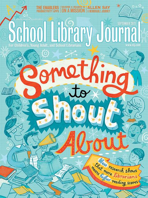 Linzie Hunter does the best hand lettering. Kids Magazine Design, School Magazine, Children's Book Layout, Magazine Cover Ideas, Library Journal, Book And Magazine Design, Hand Lettering Inspiration, Typography Love, Picture Books Illustration