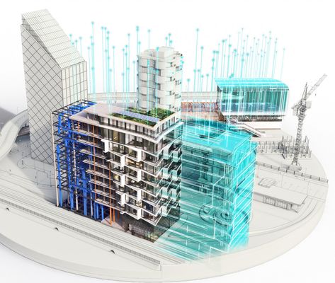 Best Building Information System (BIM) Software | illustrarch Bim Design, Bim Architecture, Software Architecture, Best Love Pics, Dynamic Landscape, Bim Model, Architect Magazine, Building Images, Building Information Modeling