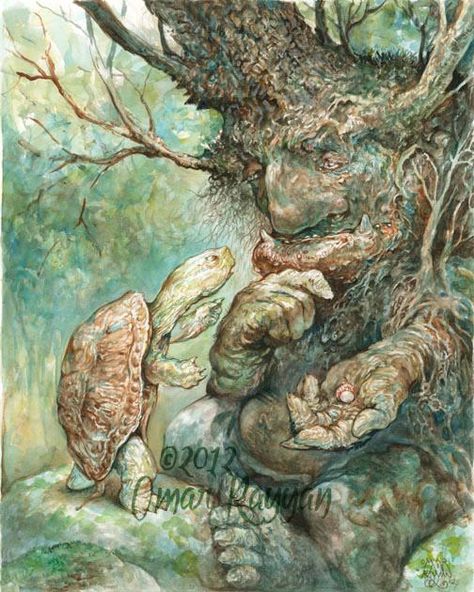 Omar Rayyan, Fairytale Book, Forest People, Ella Enchanted, Storybook Art, Illustration Portfolio, Frog Art, Turtle Art, A Frog