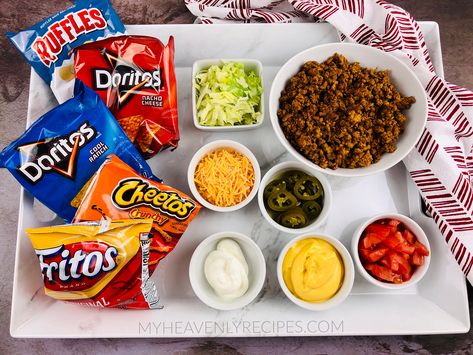 How to Make Tacos in a Bag Tacos In A Bag, Taco In A Bag, Walking Tacos Recipe, Homemade Pickles Dill, Cheetos Crunchy, Walking Tacos, How To Make Meatballs, How To Make Taco, Homemade Alfredo