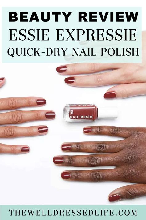 Beauty Review: Essie Expressie Quick Dry Nail Polish Essie Quick Dry Polish, Fast Drying Nail Polish, Manicured Nails, Quick Dry Nail Polish, Dry Nails Quick, Dry Nail Polish, Essie Nail Polish, Dry Nails, Beauty Advice