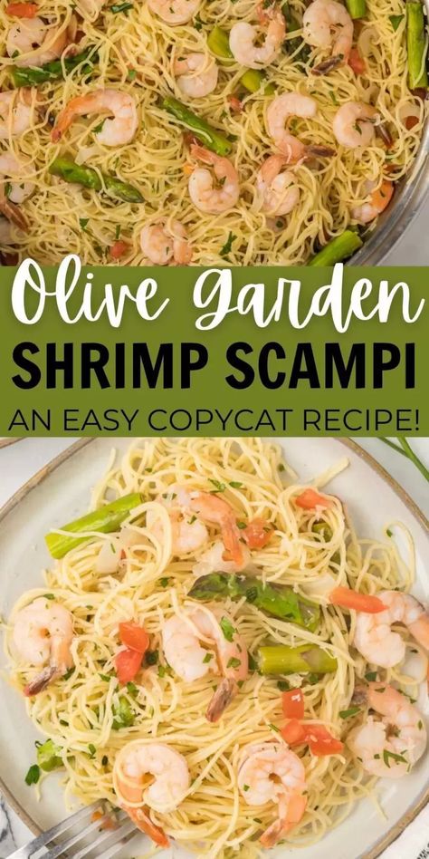 What Goes With Shrimp Scampi, Scampi Pasta Recipes, Olive Garden Shrimp Scampi Recipe, Shrimp Scampi Recipe Easy, Olive Garden Shrimp Scampi, Shrimp Recipes Pasta, Homemade Shrimp Scampi, Bbg Recipes, Shrimp Scampi With Pasta