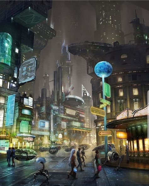 Biopunk City, Paradis Sombre, Scifi City, Futuristic Cityscape, Sci Fi Landscape, Cyberpunk City, Arte Cyberpunk, Fantasy City, Futuristic Art