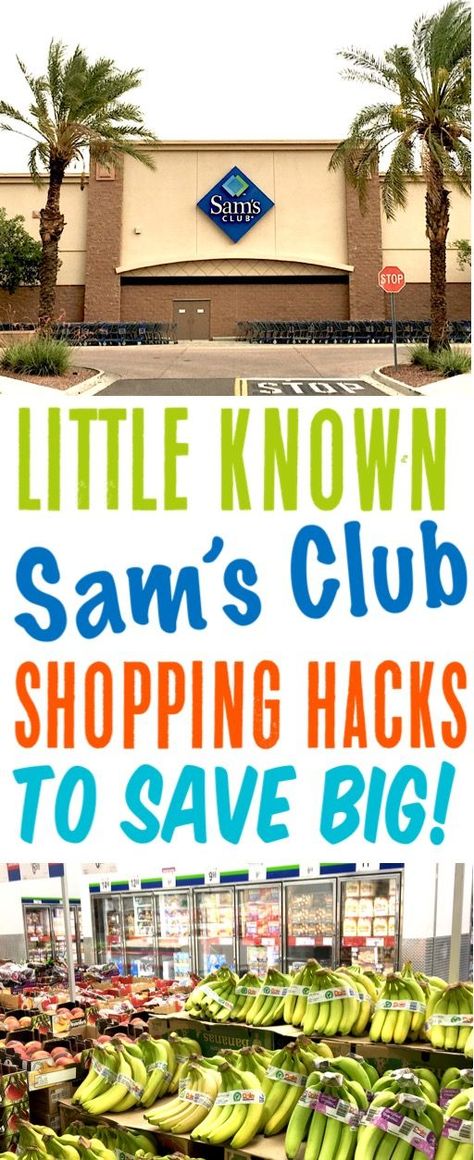 Sam's Club Shopping Hacks on a Budget!  Little Known Tips to save BIG on your list the next time you grocery shop at Sams! Sams Club Shopping, Sam’s Club, Frugal Girls, Shop Sign Design, Budget Shopping, Sams Club, Shop Plans, Sam's Club, Save Your Money