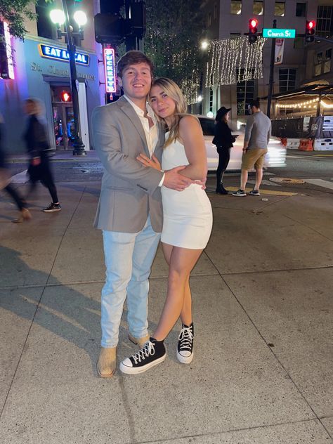 Nashville Frat Formal Outfits, Fraternity Formal Outfit, College Semi Formal Dresses, Semi Pictures With Date, Frat Formal Dress, Semi-formal Dress Shirt, Nashville Formal, Picture Dress, College Formal